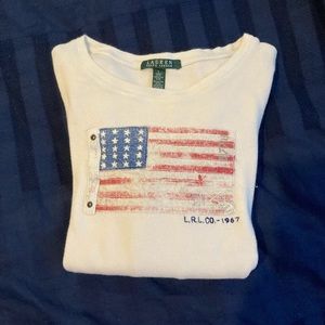 Vintage Long sleeve Ralph Lauren thermal top size large